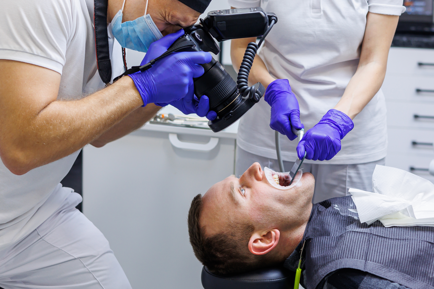 photographies cliniques Nos technologies Dr Johan Cinçon, dentiste à La Teste-de-Buch